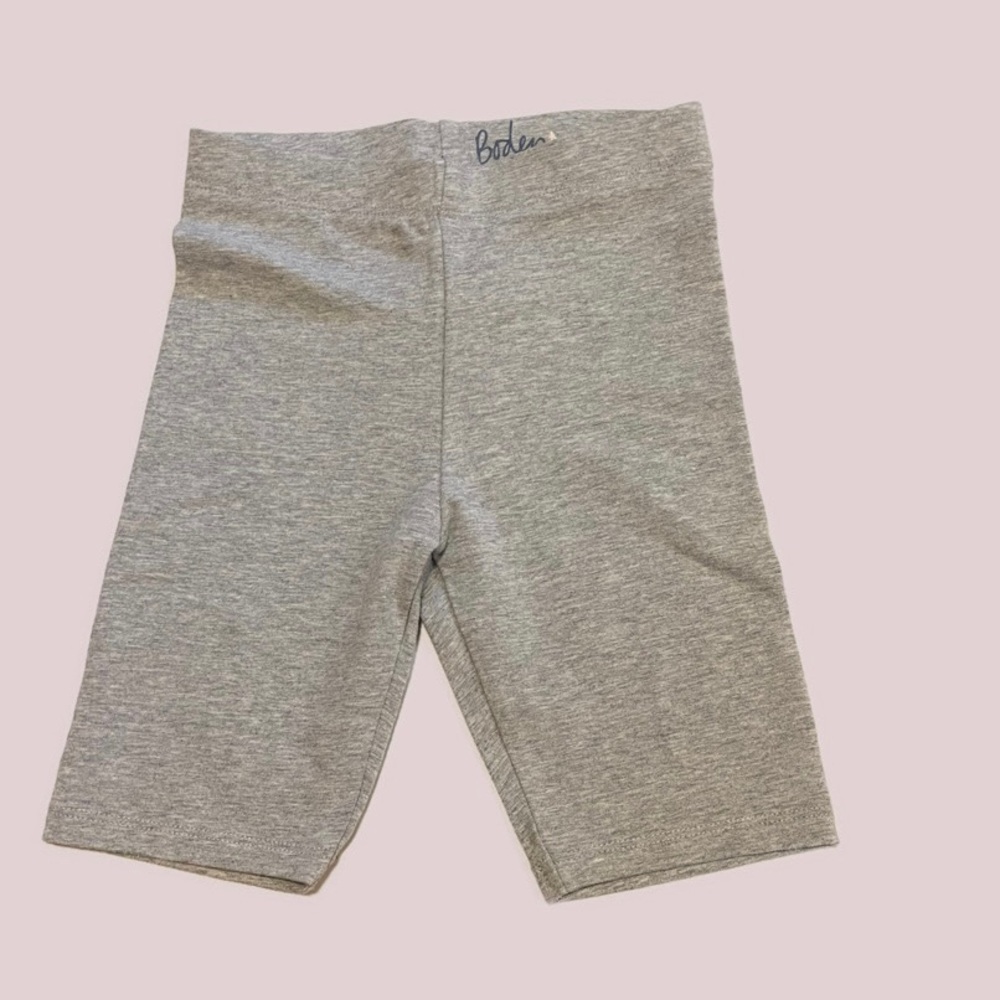 Mini Boden Plain Cropped Legging，Grey，3-4y